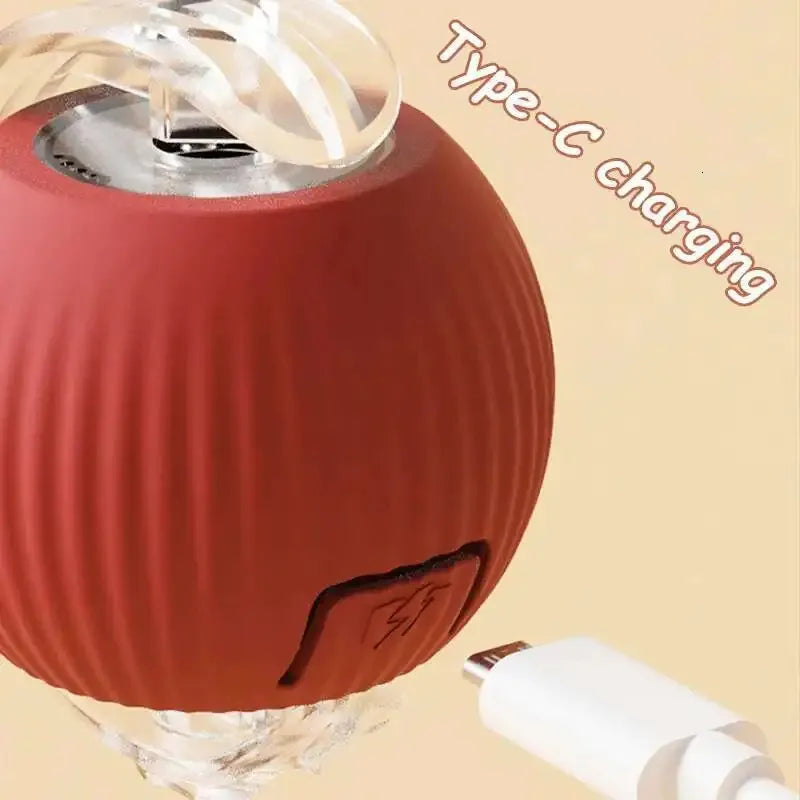 Interactive Rolling Ball Toy for Dogs and Cats - Automatic, Rechargeable, and Perfect for Training