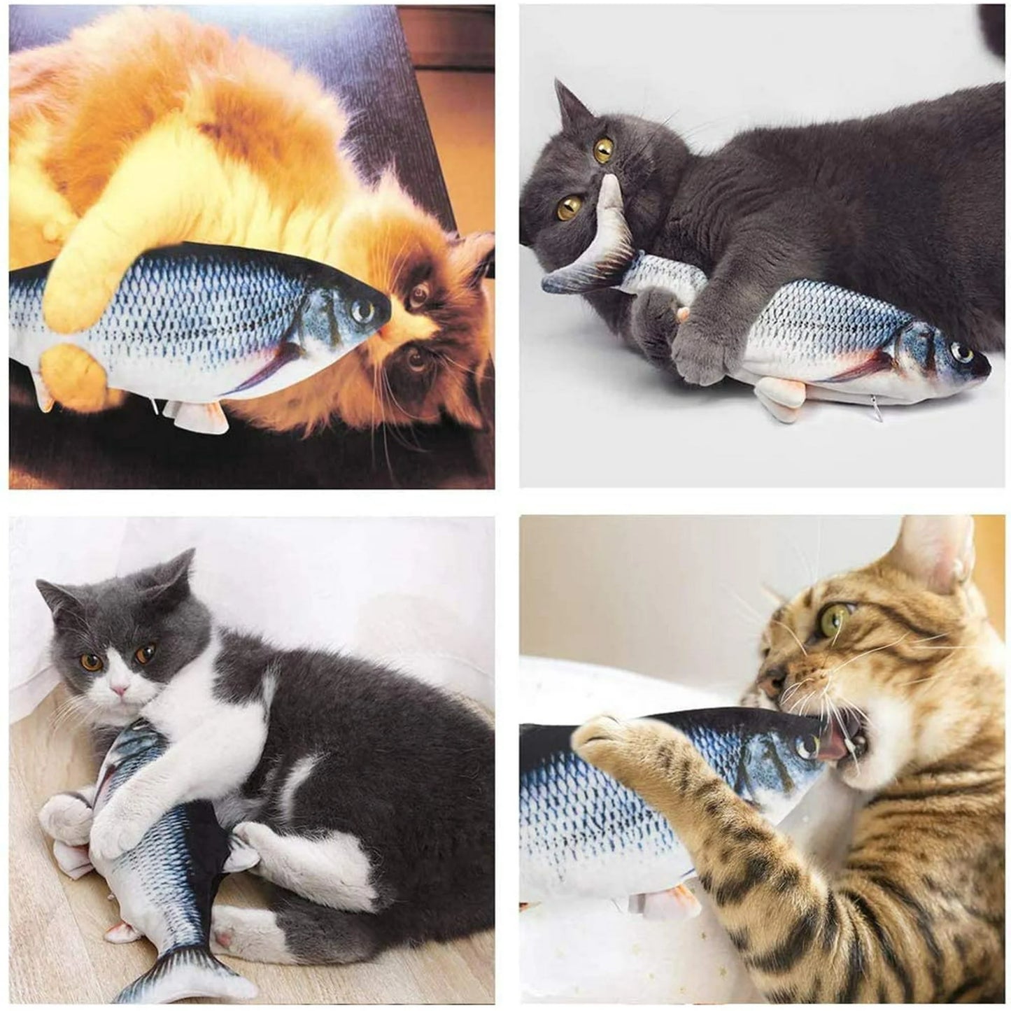 🐾✨ Unleash the Fun: Interactive Electronic Floppy Fish Toy for Pets 🐟🎉🐕🐈